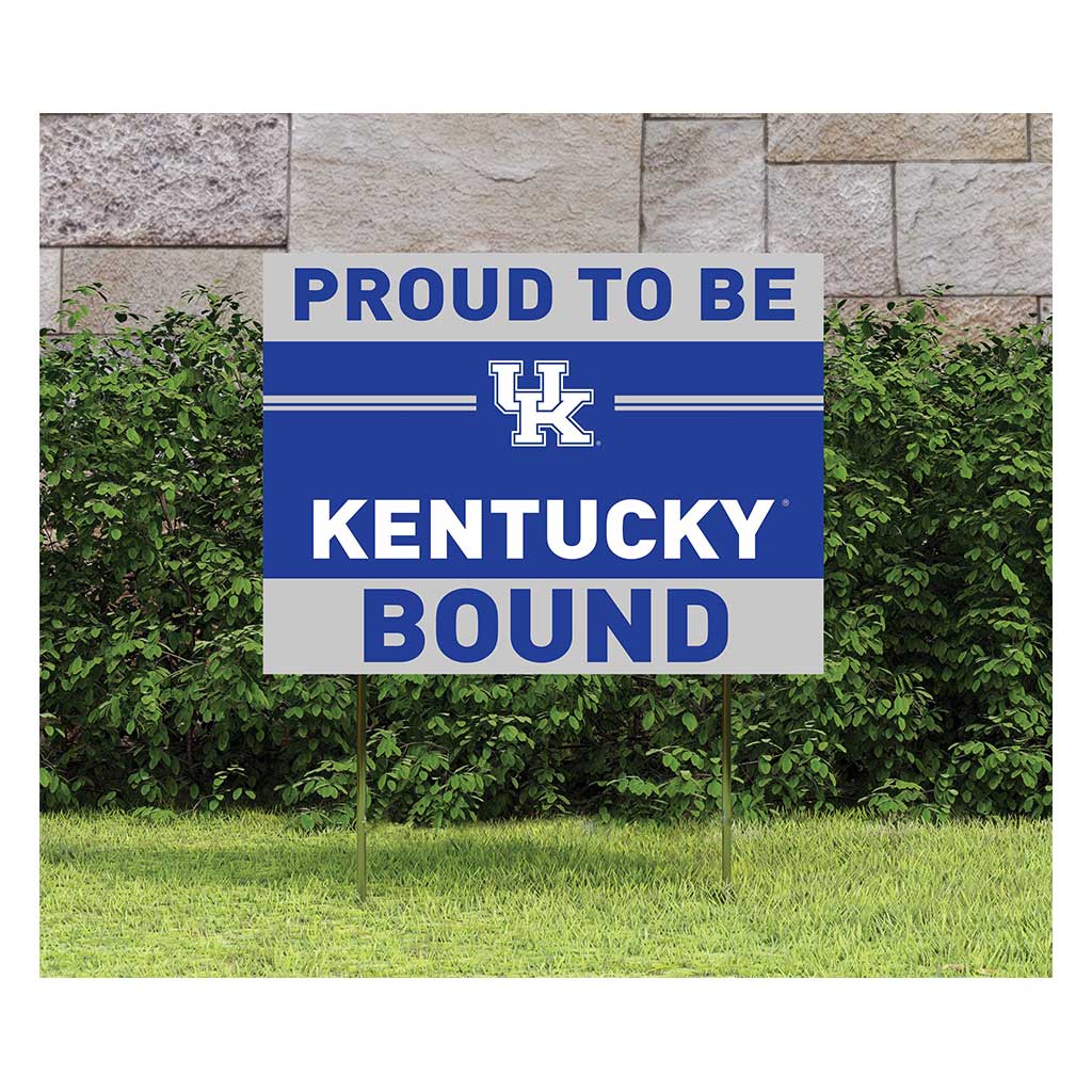 18x24 Lawn Sign Proud to be School Bound Kentucky Wildcats