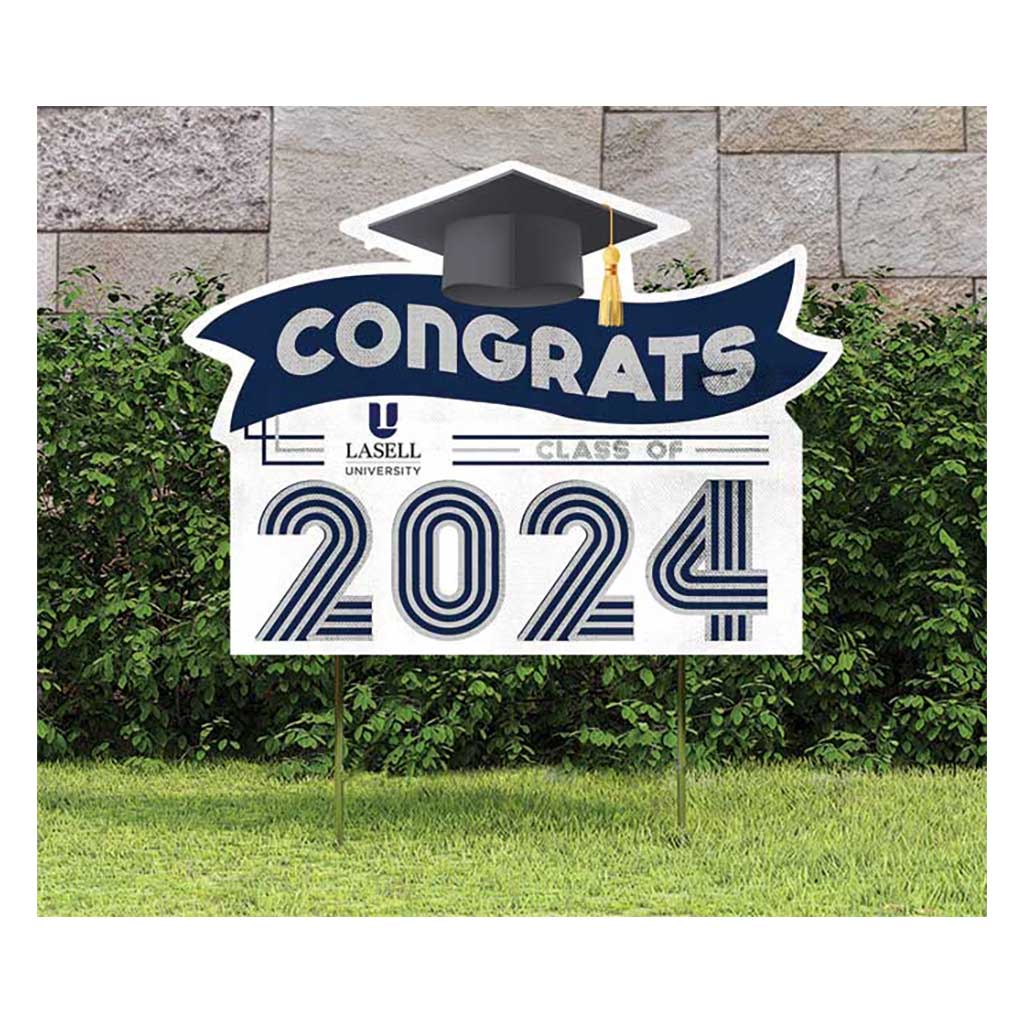 18x24 Congrats Graduation Lawn Sign Lasell College Lasers