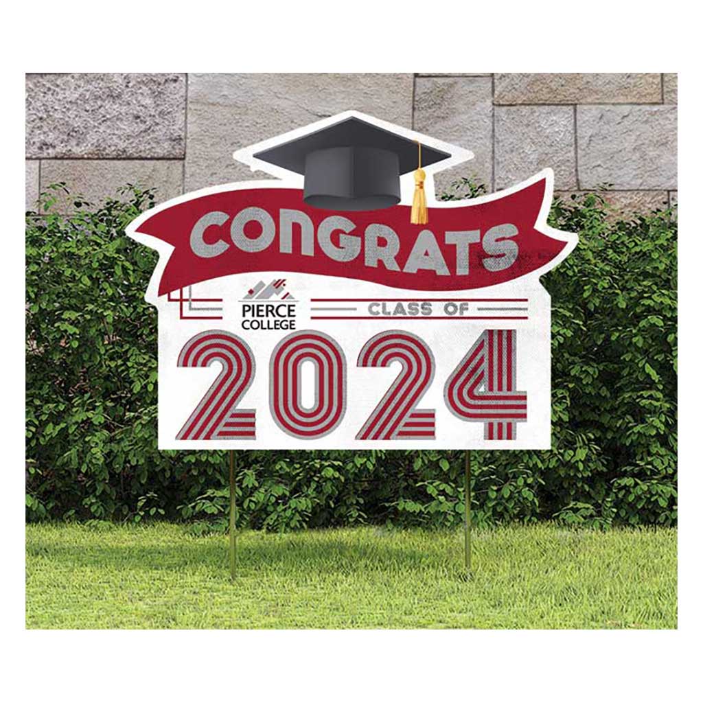 18x24 Congrats Graduation Lawn Sign Pierce College Raiders
