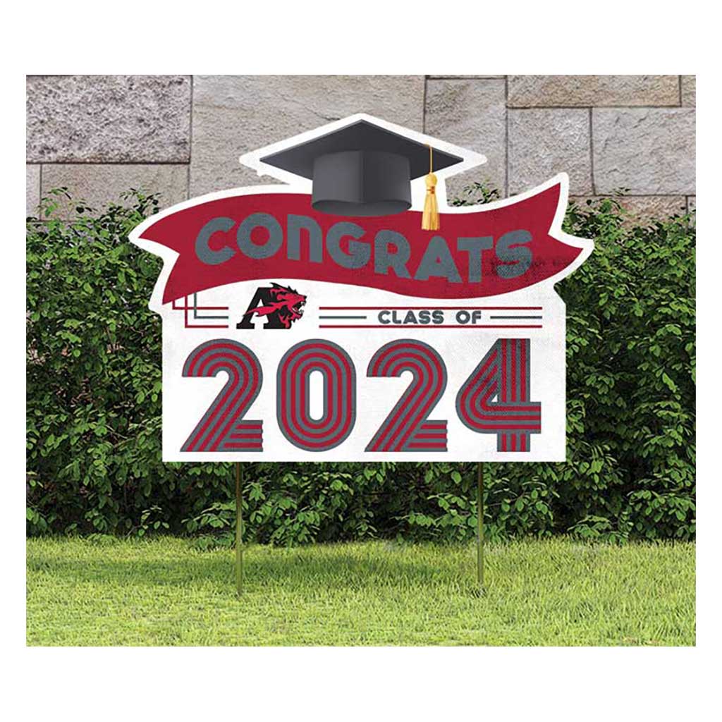 18x24 Congrats Graduation Lawn Sign Albright College Lions