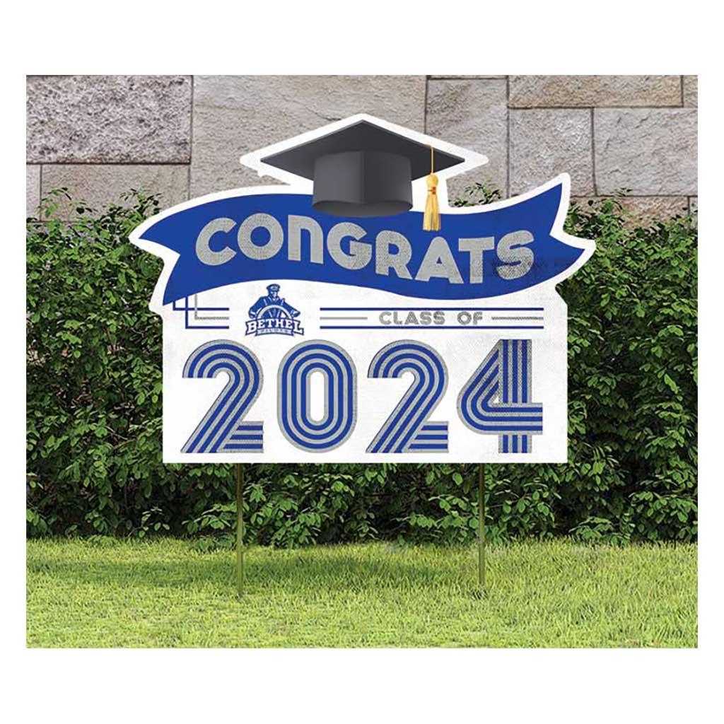 18x24 Congrats Graduation Lawn Sign Bethel University Pilots