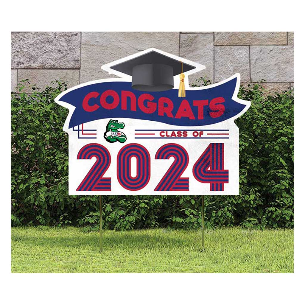 18x24 Congrats Graduation Lawn Sign University of Houston - Downtown Gators