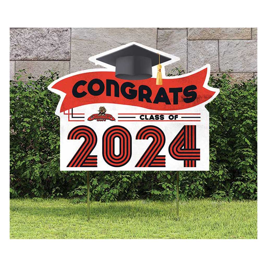 18x24 Congrats Graduation Lawn Sign University of Houston - Victoria Jaguars