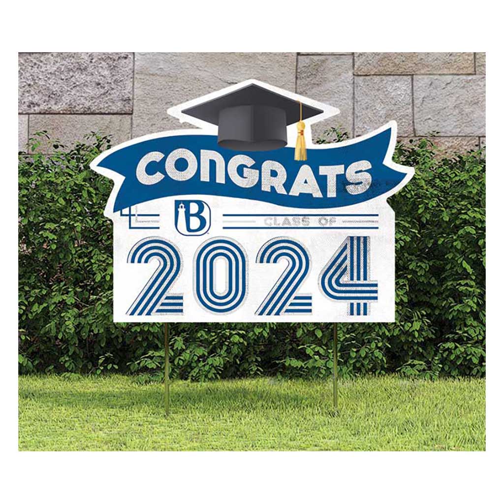 18x24 Congrats Graduation Lawn Sign UMASS Boston Beacons