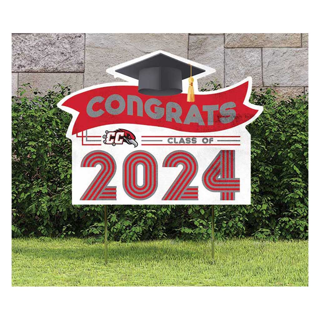 18x24 Congrats Graduation Lawn Sign Casper College Thunderbirds
