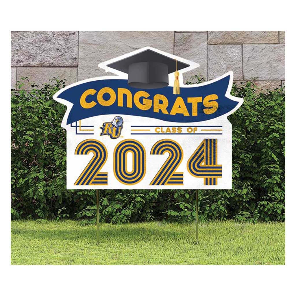 18x24 Congrats Graduation Lawn Sign Reinhardt University Eagles