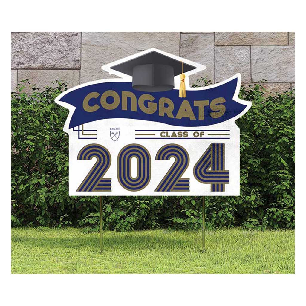 18x24 Congrats Graduation Lawn Sign Emory Eagles