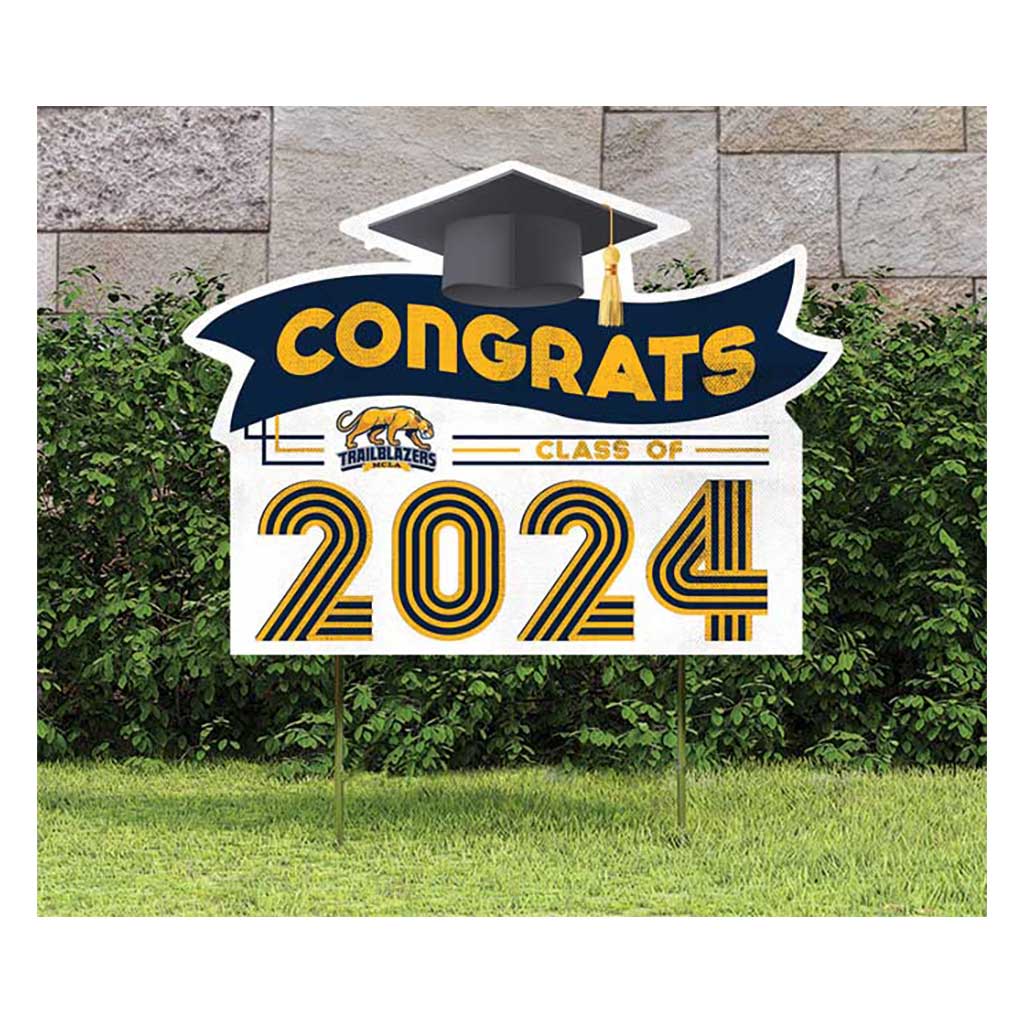 18x24 Congrats Graduation Lawn Sign Massachusetts College of Liberal Arts Trailblazers