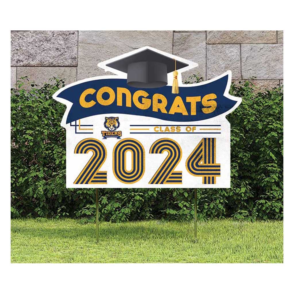 18x24 Congrats Graduation Lawn Sign Queensborough Community College Tigers