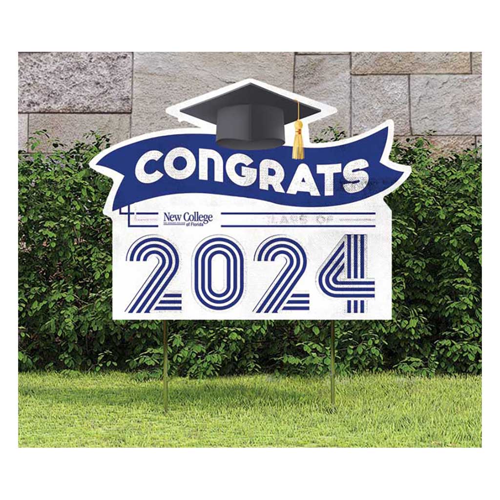 18x24 Congrats Graduation Lawn Sign New College of Florida