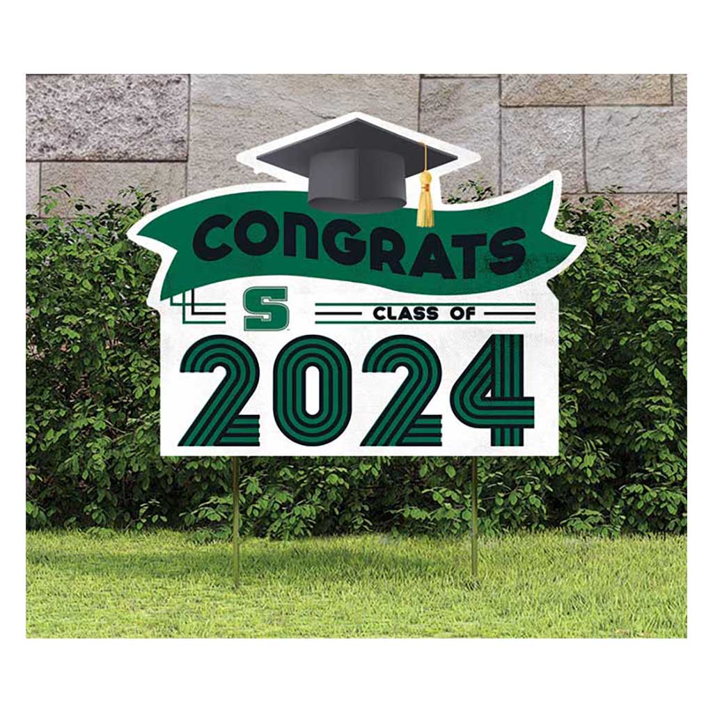 18x24 Congrats Graduation Lawn Sign Slippery Rock The Rock