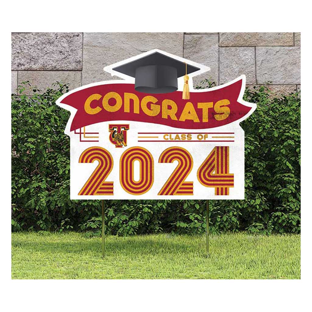 18x24 Congrats Graduation Lawn Sign Tuskegee Golden Tigers