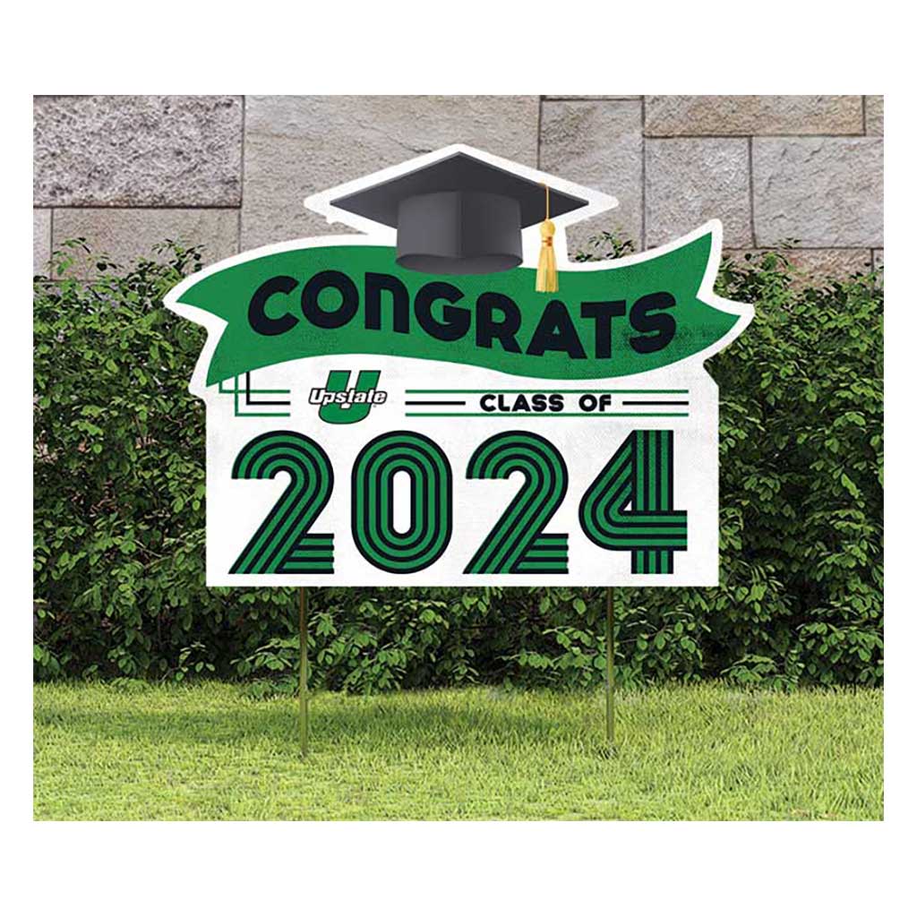 18x24 Congrats Graduation Lawn Sign University of South Carolina Upstate Spartans