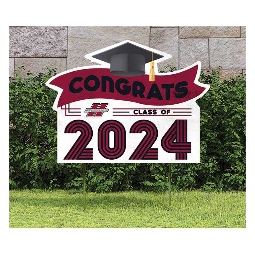 18x24 Congrats Graduation Lawn Sign Henderson State University Reddies