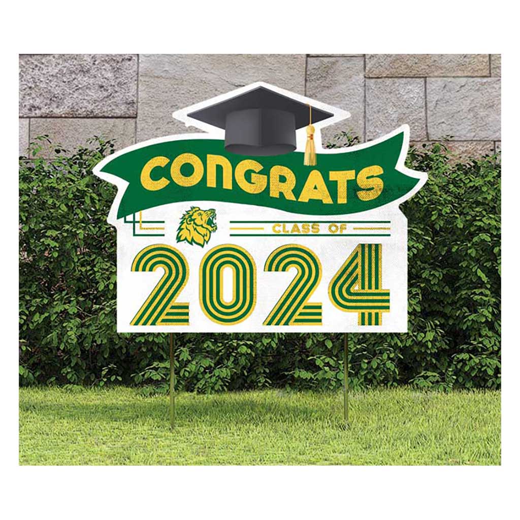 18x24 Congrats Graduation Lawn Sign Missouri Southern State University Lions