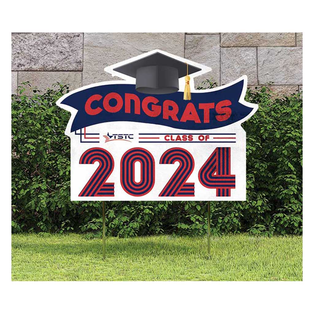 18x24 Congrats Graduation Lawn Sign Texas State Technical College