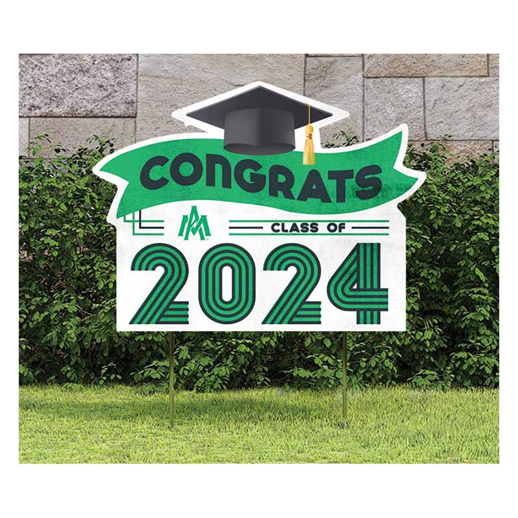 18x24 Congrats Graduation Lawn Sign Arkansas at Monticello Boll Weevils