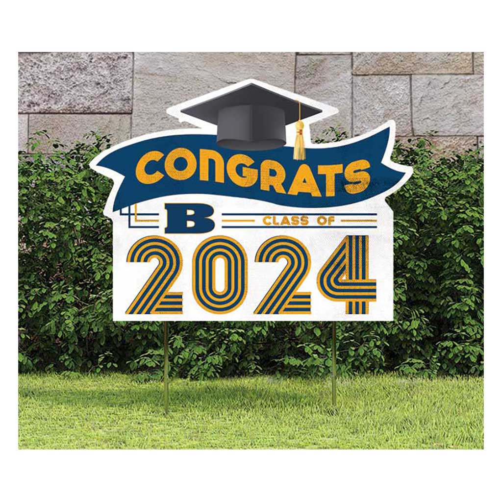 18x24 Congrats Graduation Lawn Sign Beloit College Buccaneers