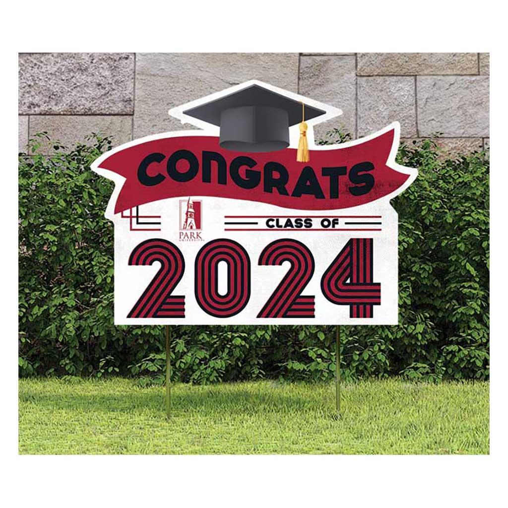 18x24 Congrats Graduation Lawn Sign Park University Pirates