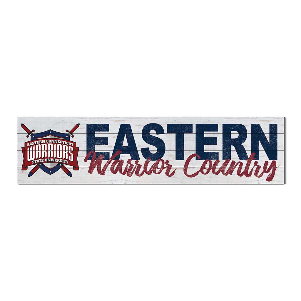 40x10 Sign With Logo Eastern Connecticut State University Warriors