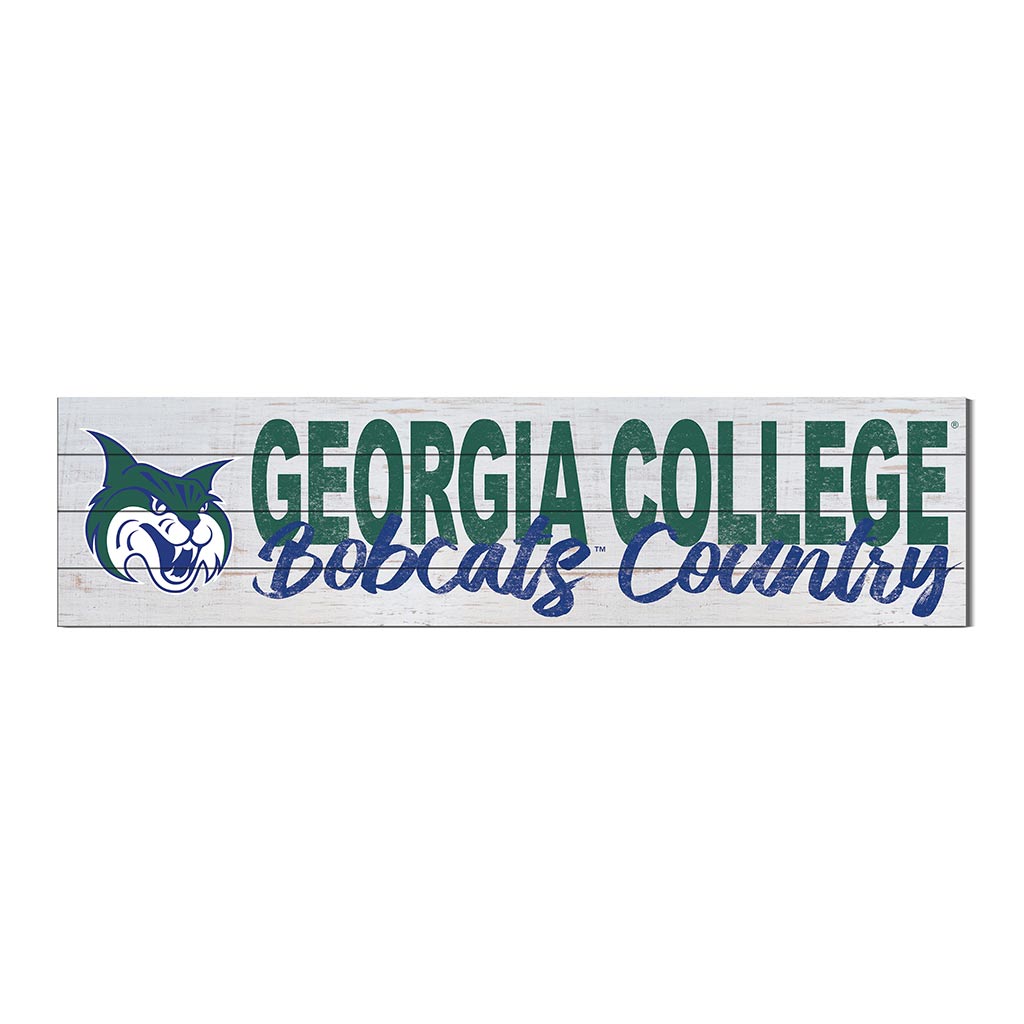 40x10 Sign With Logo Georgia College Bobcats