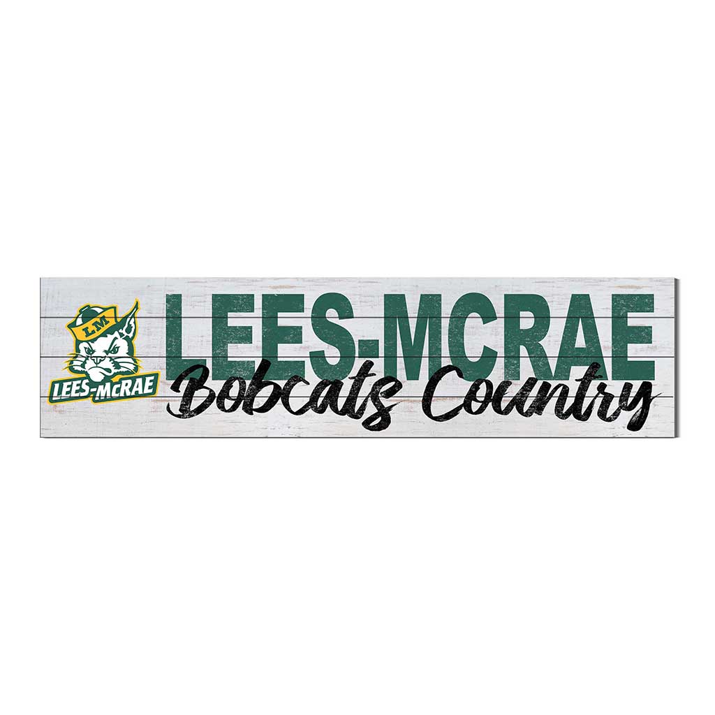 40x10 Sign With Logo Lees-McRae College Bobcats