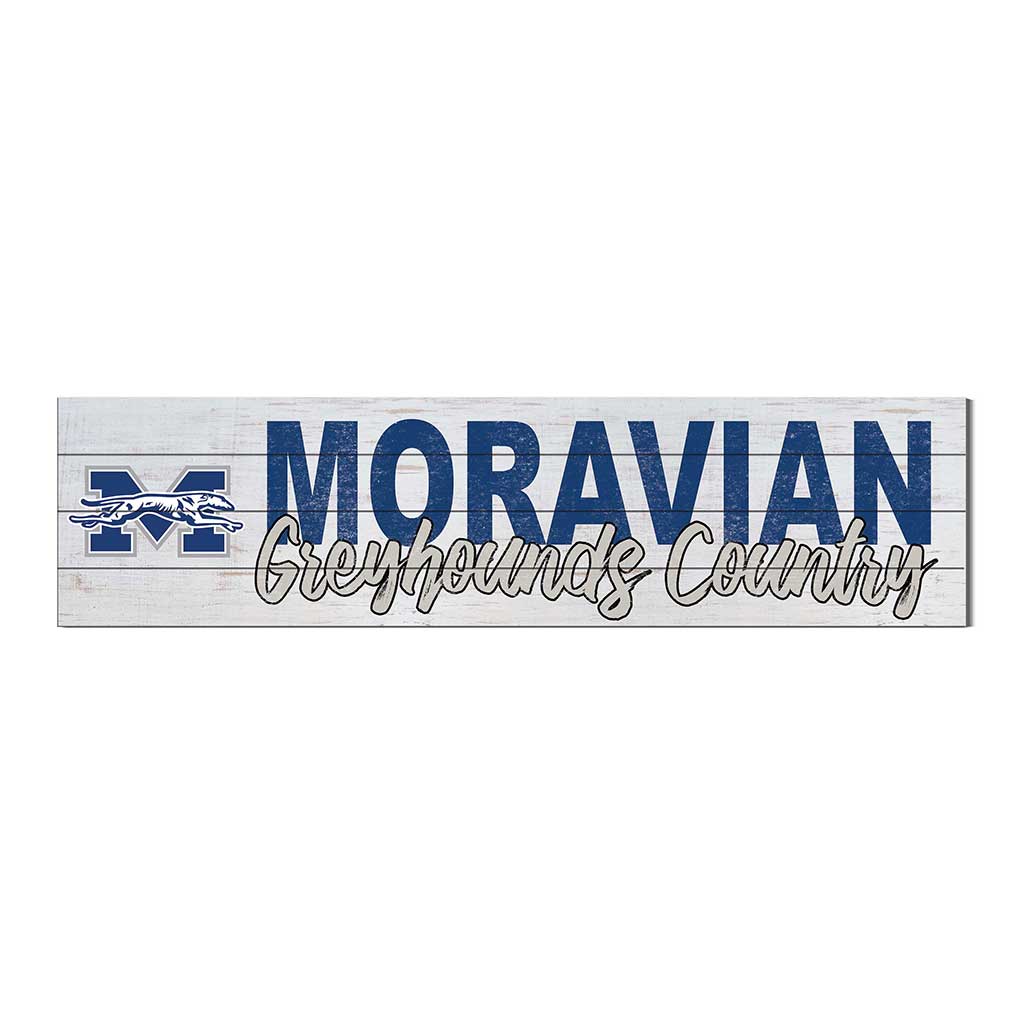 40x10 Sign With Logo Moravian College Greyhounds