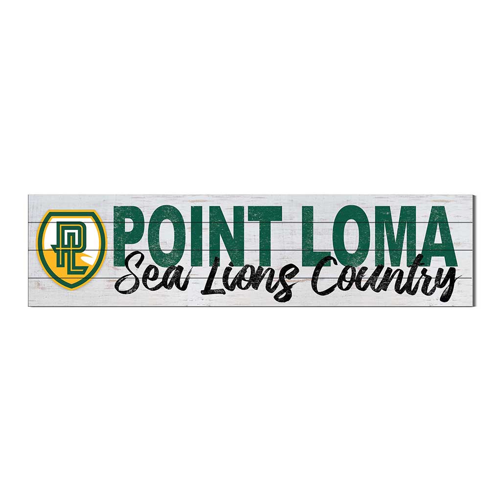 40x10 Sign With Logo Point Loma Zarene University Sea Lions