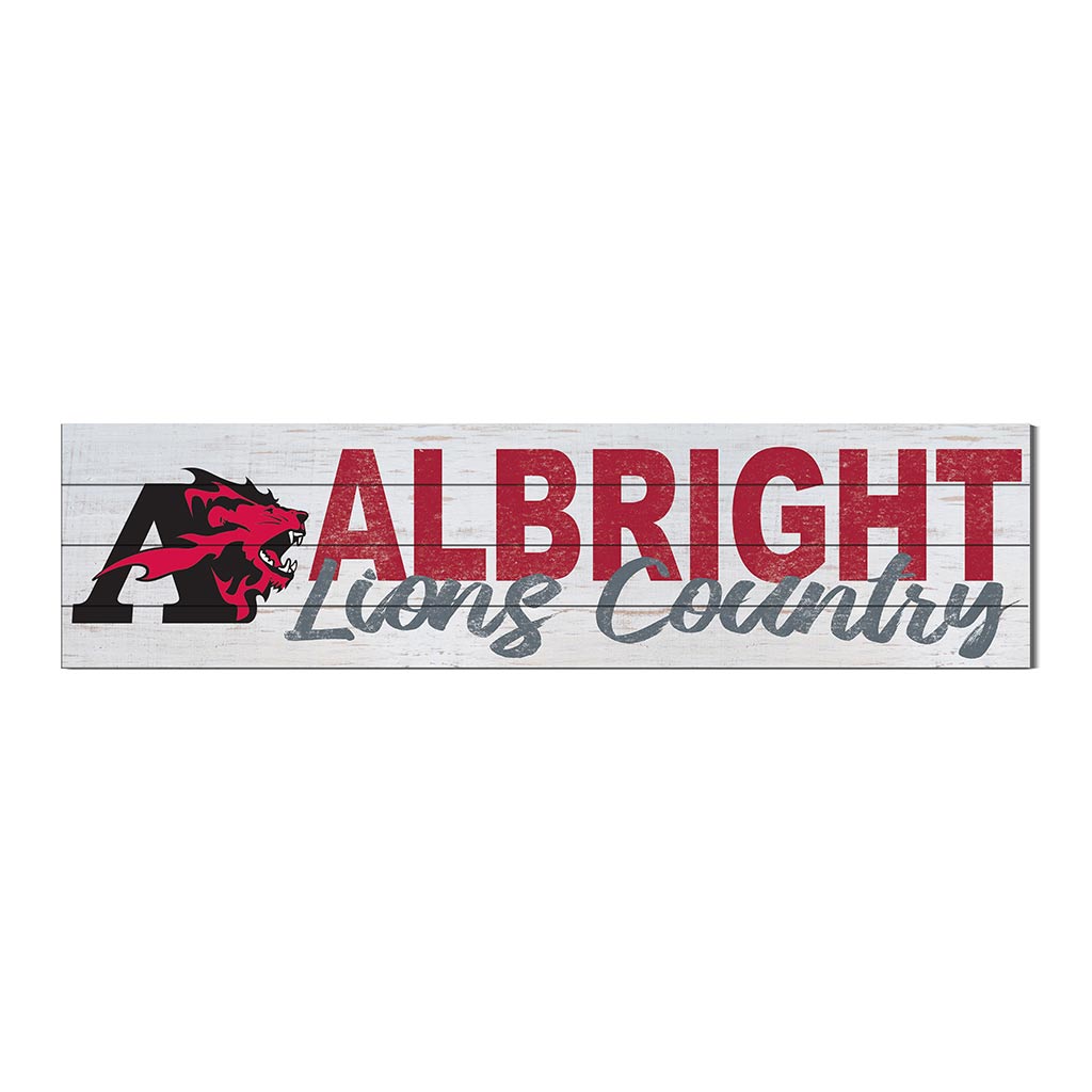 40x10 Sign With Logo Albright College Lions