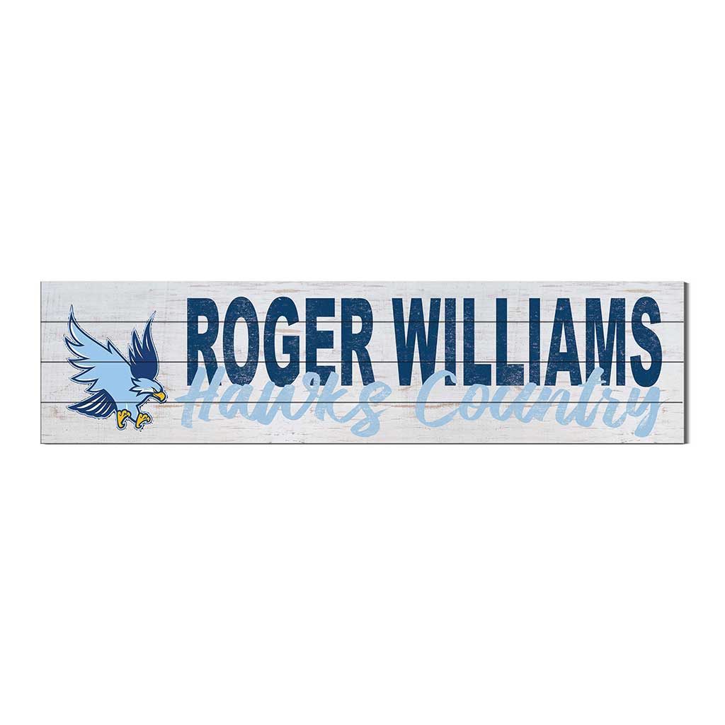 40x10 Sign With Logo Roger Williams University Hawks