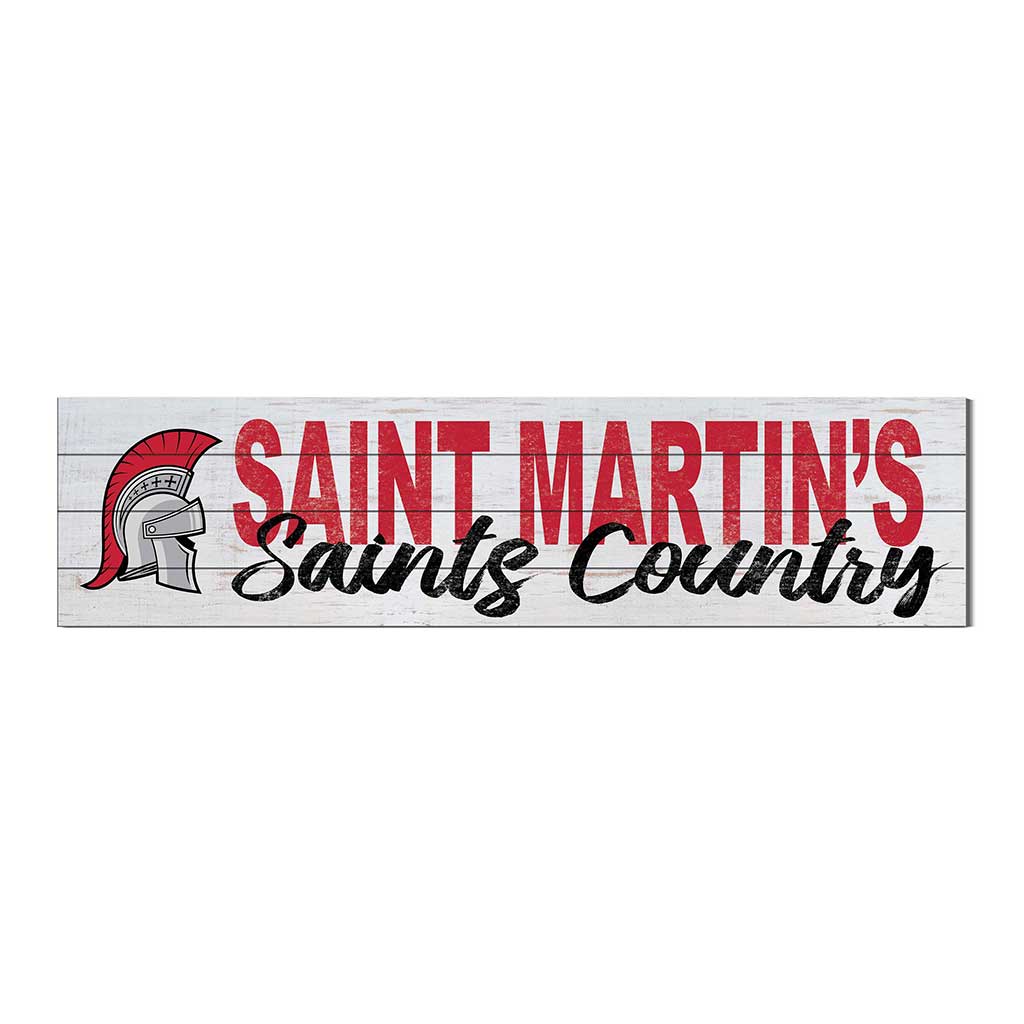 40x10 Sign With Logo Saint Martin's University Saints