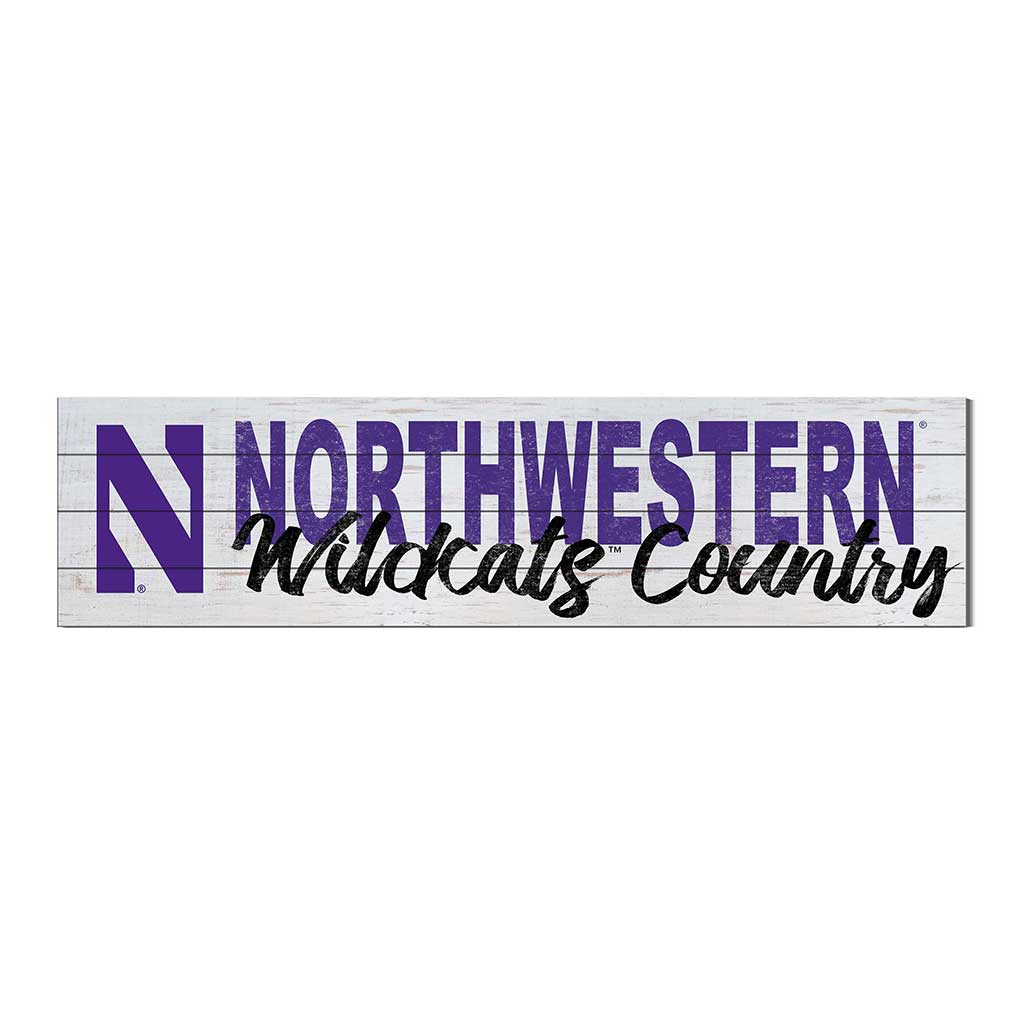 40x10 Sign With Logo Northwestern University - Chicago Wildcats