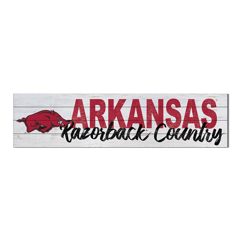 40x10 Sign With Logo Arkansas Razorbacks