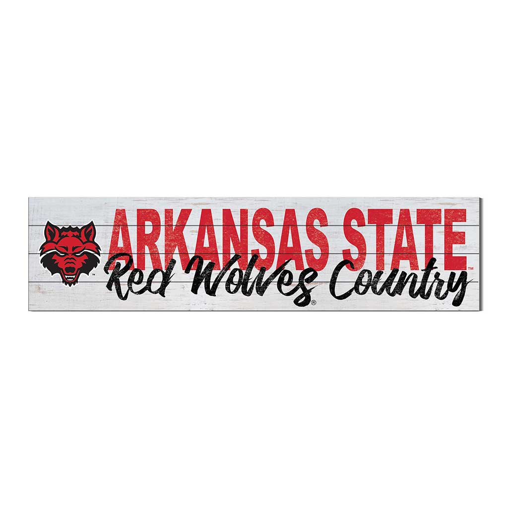 40x10 Sign With Logo Arkansas State Red Wolves