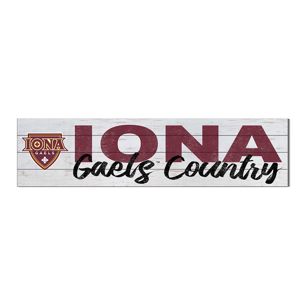 40x10 Sign With Logo Lona College Gaels