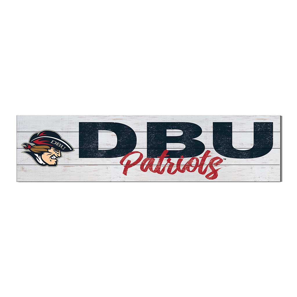 40x10 Sign With Logo Dallas Baptist University Patriots