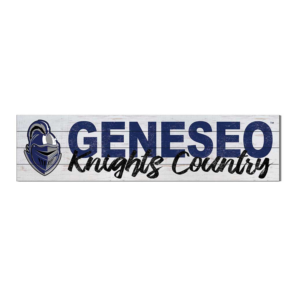 40x10 Sign With Logo Geneseo State University Knights