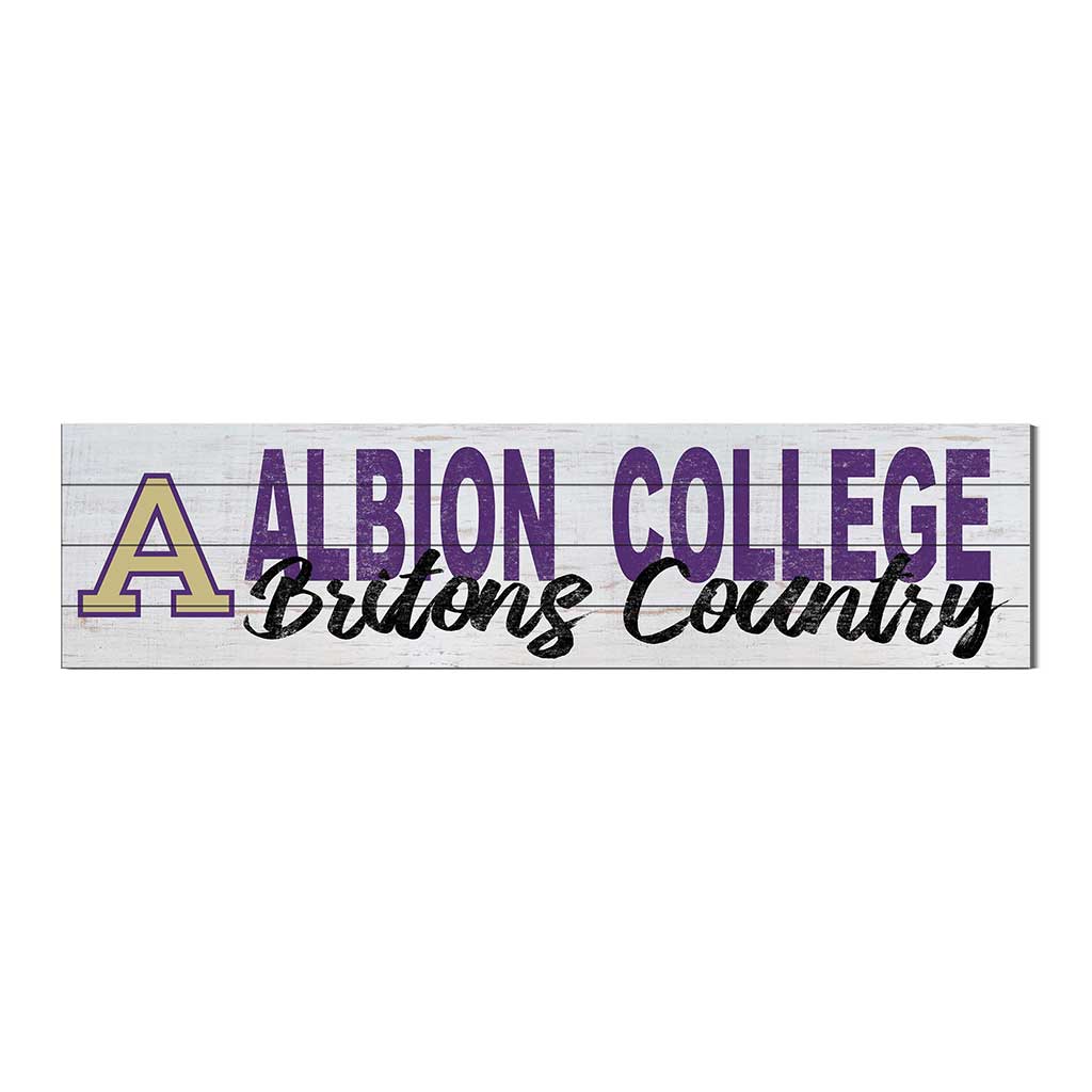 40x10 Sign With Logo Albion College Britons