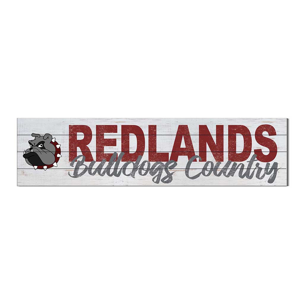 40x10 Sign With Logo University of Redlands Bulldogs