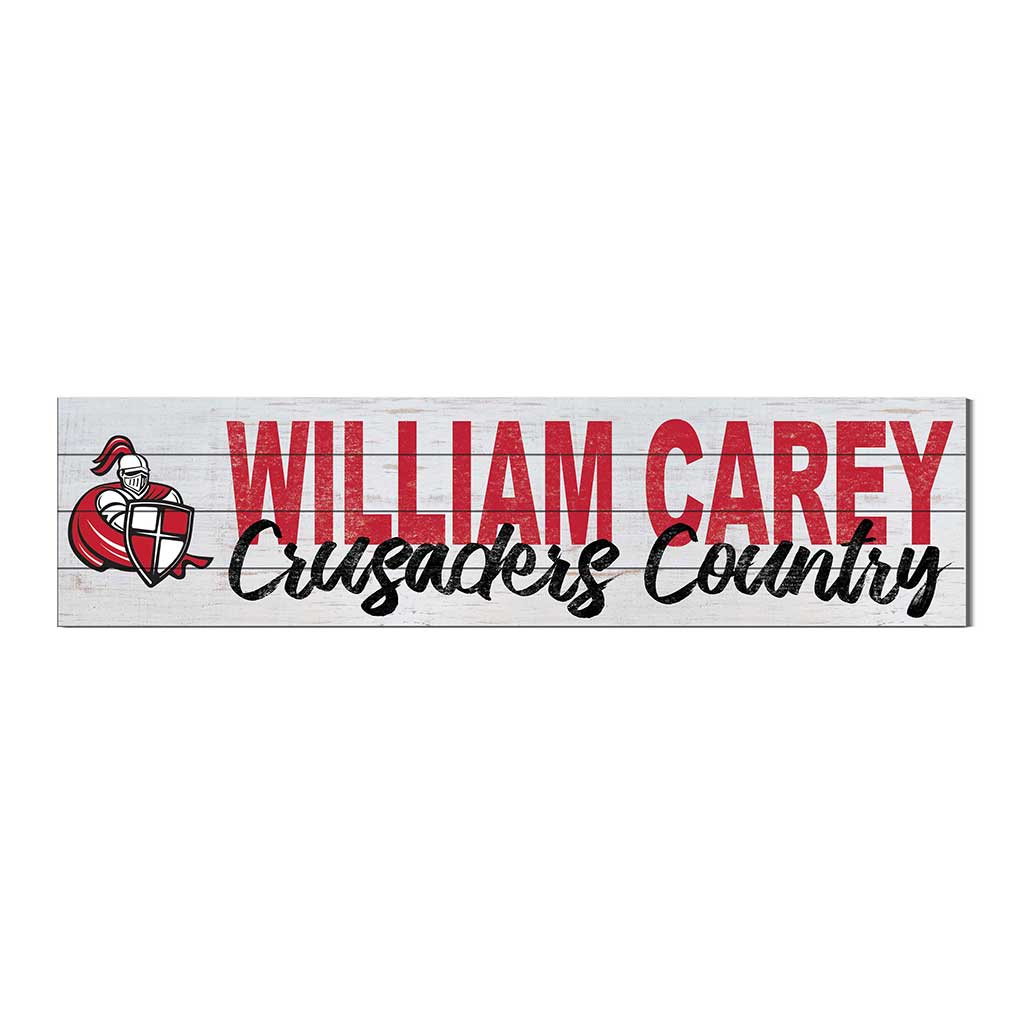 40x10 Sign With Logo William Carey University Crusaders