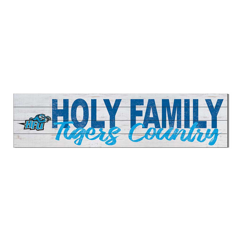 40x10 Sign With Logo Holy Family Universty Tigers