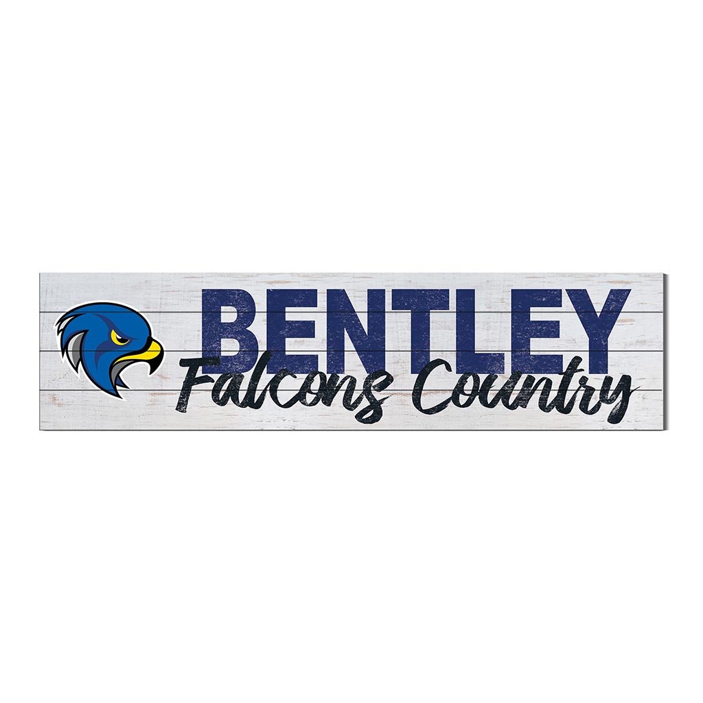 40x10 Sign With Logo Bentley University Falcons