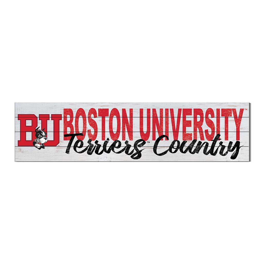 40x10 Sign With Logo Boston University Terriers