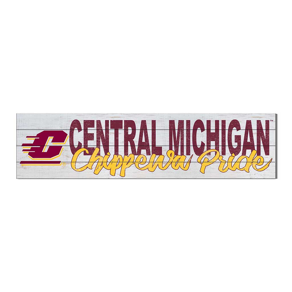 40x10 Sign With Logo Central Michigan Chippewas