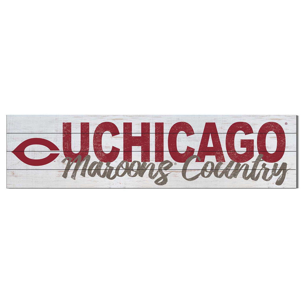 40x10 Sign With Logo University of Chicago Maroons