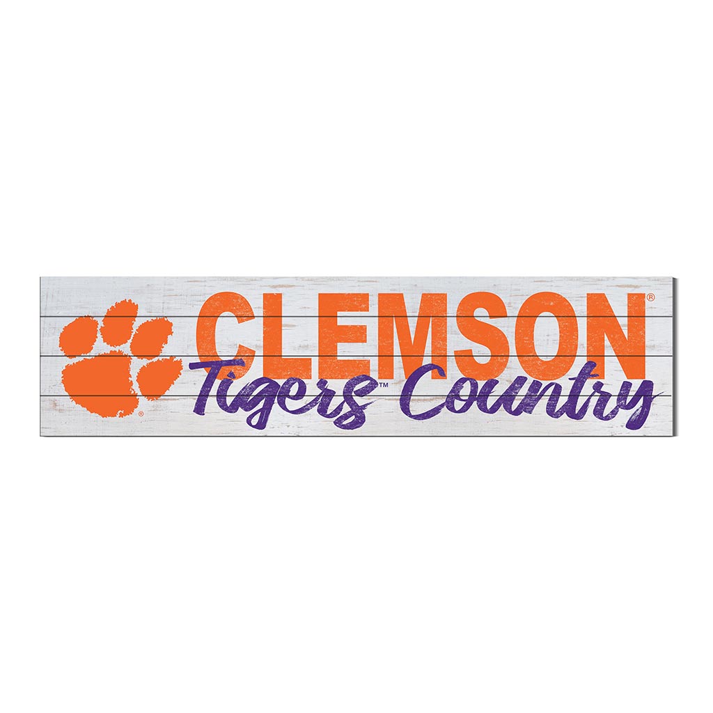 40x10 Sign With Logo Clemson Tigers