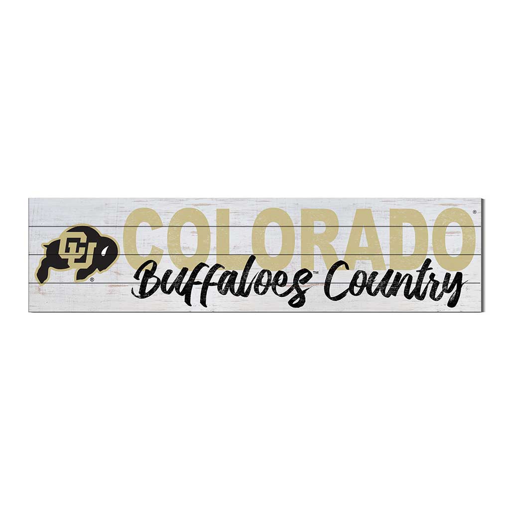 40x10 Sign With Logo Colorado (Boulder) Buffaloes