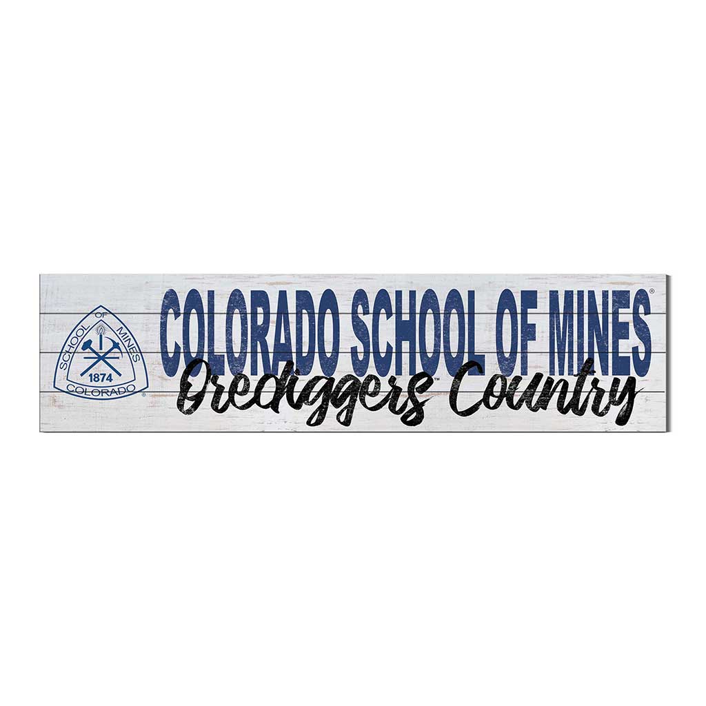 40x10 Sign With Logo Colorado School of Mines Orediggers