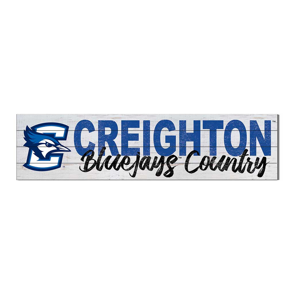 40x10 Sign With Logo Creighton Bluejays