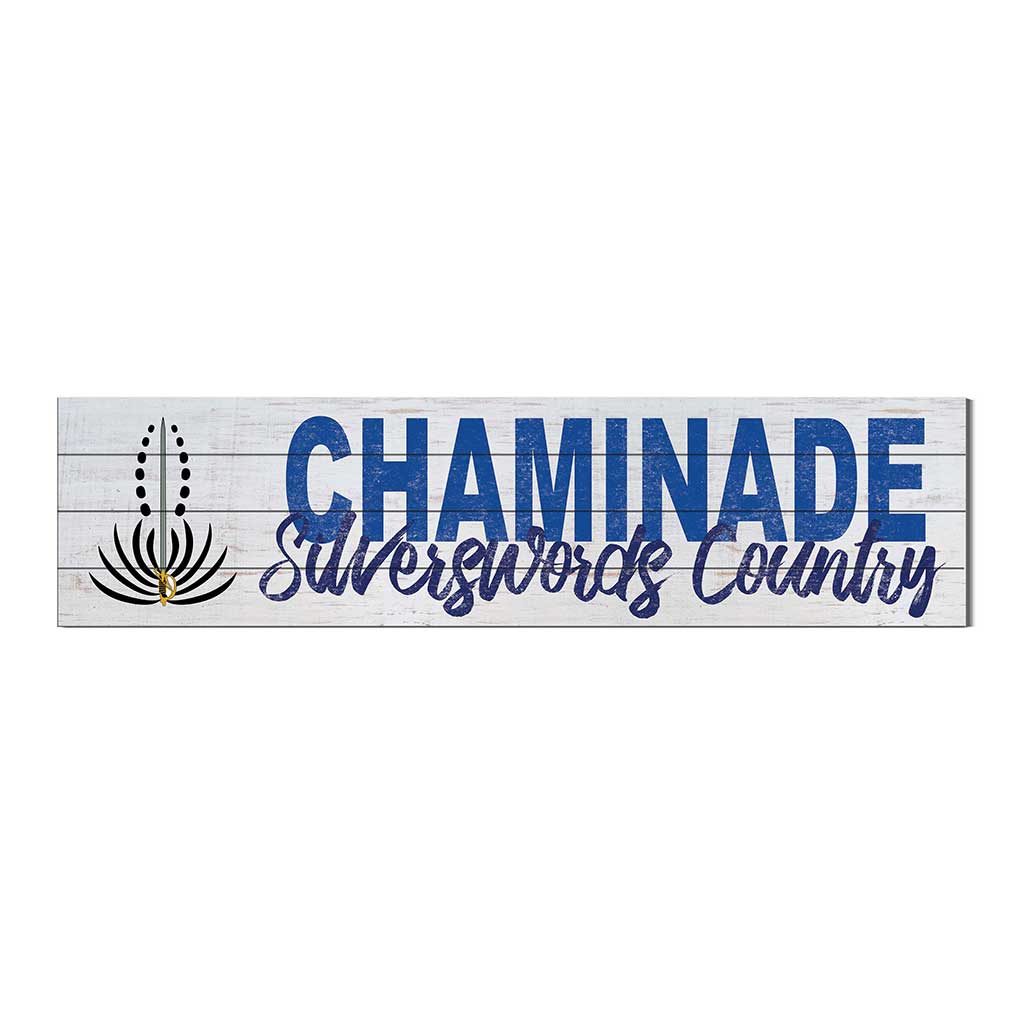 40x10 Sign With Logo Chaminade University of Honolulu Silverswords